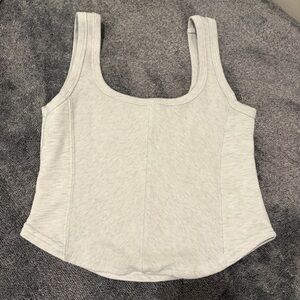 Yogalicious Light Gray Tank Top Lounge Top